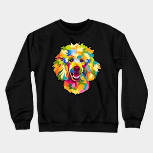 Poodle Dog Pop Art Crewneck Sweatshirt